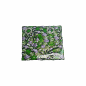 Rideau ethnik vert mauve