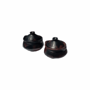 Duo Soupière à couvercle en poterie