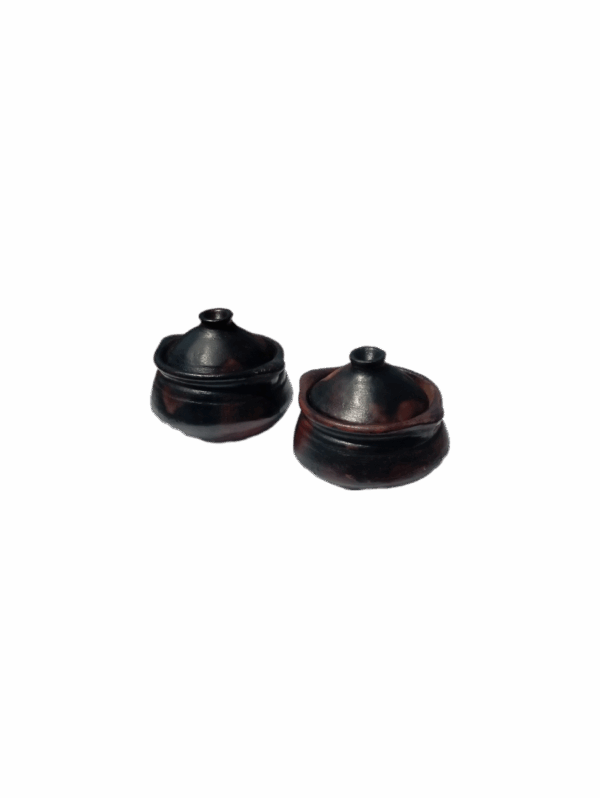 Duo Soupière à couvercle en poterie